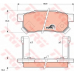 GDB499 TRW Комплект тормозных колодок, дисковый тормоз