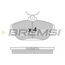 BP2783 BREMSI Комплект тормозных колодок, дисковый тормоз