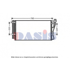 512035N AKS DASIS Конденсатор, кондиционер