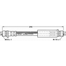 FBH7181 FIRST LINE Тормозной шланг