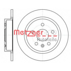 61279.00 METZGER Тормозной диск