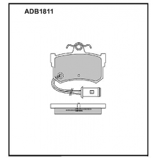 ADB1811 Allied Nippon Тормозные колодки