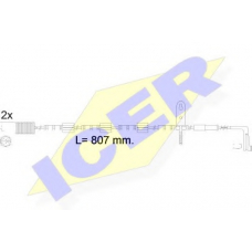 610584 E C ICER Сигнализатор, износ тормозных колодок