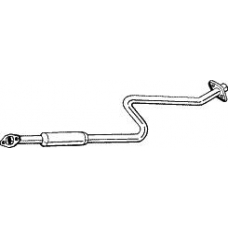 279-033 BOSAL Средний глушитель выхлопных газов