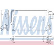 72940 NISSENS Теплообменник, отопление салона