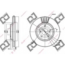 BD1291 DJ PARTS Тормозной диск