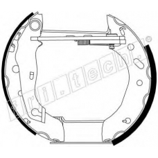 16269 fri.tech. Комплект тормозных колодок