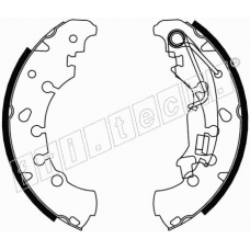 17382 fri.tech. Комплект тормозных колодок