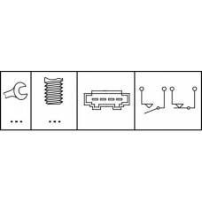 6DD 008 622-731 HELLA Выключатель фонаря сигнала торможения