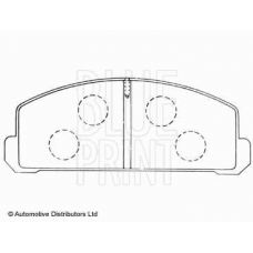 ADM54201 BLUE PRINT Комплект тормозных колодок, дисковый тормоз