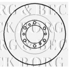 BBD4301 BORG & BECK Тормозной диск