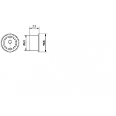 TKR 9054 TIMKEN Натяжной ролик, ремень грм