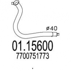 01.15600 MTS Труба выхлопного газа