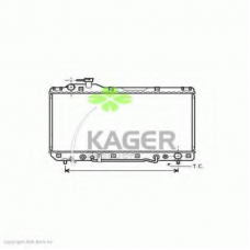 31-1112 KAGER Радиатор, охлаждение двигателя
