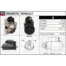 DRS6570 DELCO REMY Стартер