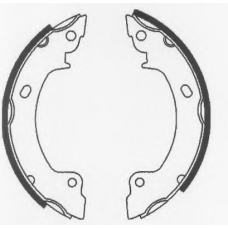 BS879 QUINTON HAZELL Комплект тормозных колодок