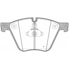 BPA1419.00 OPEN PARTS Комплект тормозных колодок, дисковый тормоз