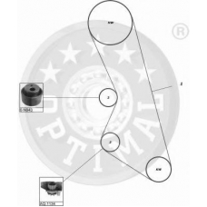 SK-1079 OPTIMAL Комплект ремня грм
