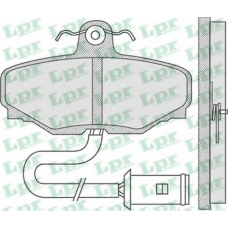 05P741 LPR Комплект тормозных колодок, дисковый тормоз