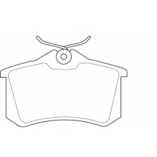 WBP20961A WAGNER LOCKHEED Комплект тормозных колодок, дисковый тормоз