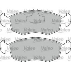 598422 VALEO Комплект тормозных колодок, дисковый тормоз