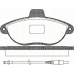 8110 10501 TRISCAN Комплект тормозных колодок, дисковый тормоз