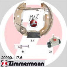 20990.117.6 ZIMMERMANN Комплект тормозных колодок