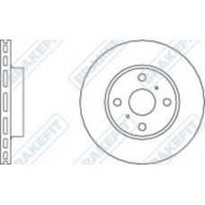 DK6196 APEC Тормозной диск