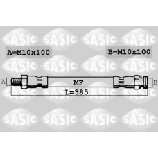 6600026 SASIC Тормозной шланг