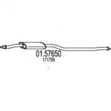 01.57650 MTS Средний глушитель выхлопных газов