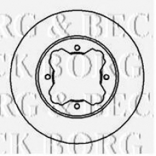 BBD4986 BORG & BECK Тормозной диск