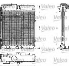 883854 VALEO Радиатор, охлаждение двигателя