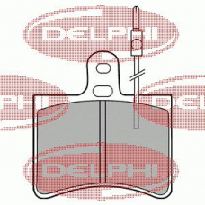 LP113 DELPHI Комплект тормозных колодок, дисковый тормоз