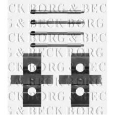 BBK1431 BORG & BECK Комплектующие, колодки дискового тормоза