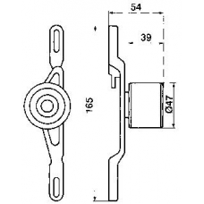 VKM 14200 SKF Натяжной ролик, ремень грм