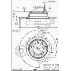 08.4070.20 BREMBO Тормозной диск