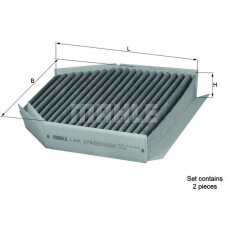 LAK 278/S KNECHT Фильтр, воздух во внутренном пространстве