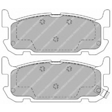 FDB1755 FERODO Комплект тормозных колодок, дисковый тормоз
