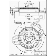 08.5344.20 BREMBO Тормозной диск