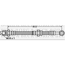 BBH7399 BORG & BECK Тормозной шланг