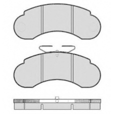 RA.0484.0 RAICAM Комплект тормозных колодок, дисковый тормоз