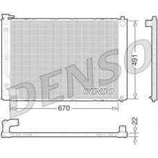 DRM51011 DENSO Радиатор, охлаждение двигателя