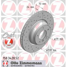 150.3428.52 ZIMMERMANN Тормозной диск