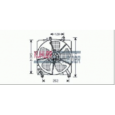 3280291 KUHLER SCHNEIDER Вентилятор, охлаждение двигателя