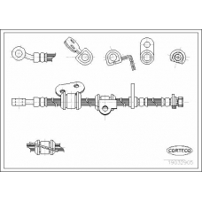 19032905 CORTECO Тормозной шланг