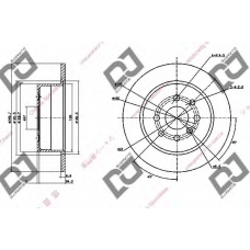 BD1772 DJ PARTS Тормозной диск