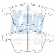 BP-4566 KAVO PARTS Комплект тормозных колодок, дисковый тормоз