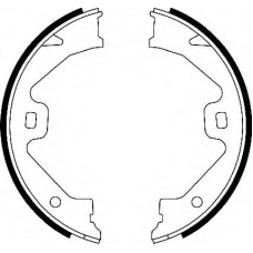 BS1141 QUINTON HAZELL Комплект тормозных колодок, стояночная тормозная с