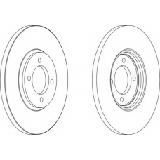 DDF529-1 FERODO Тормозной диск