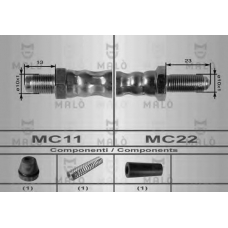 8580 Malo Тормозной шланг